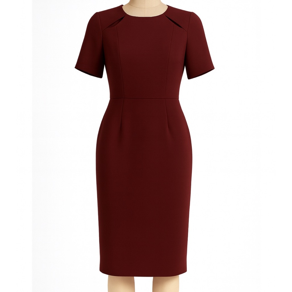 Elegant Burgundy/Wine Dress